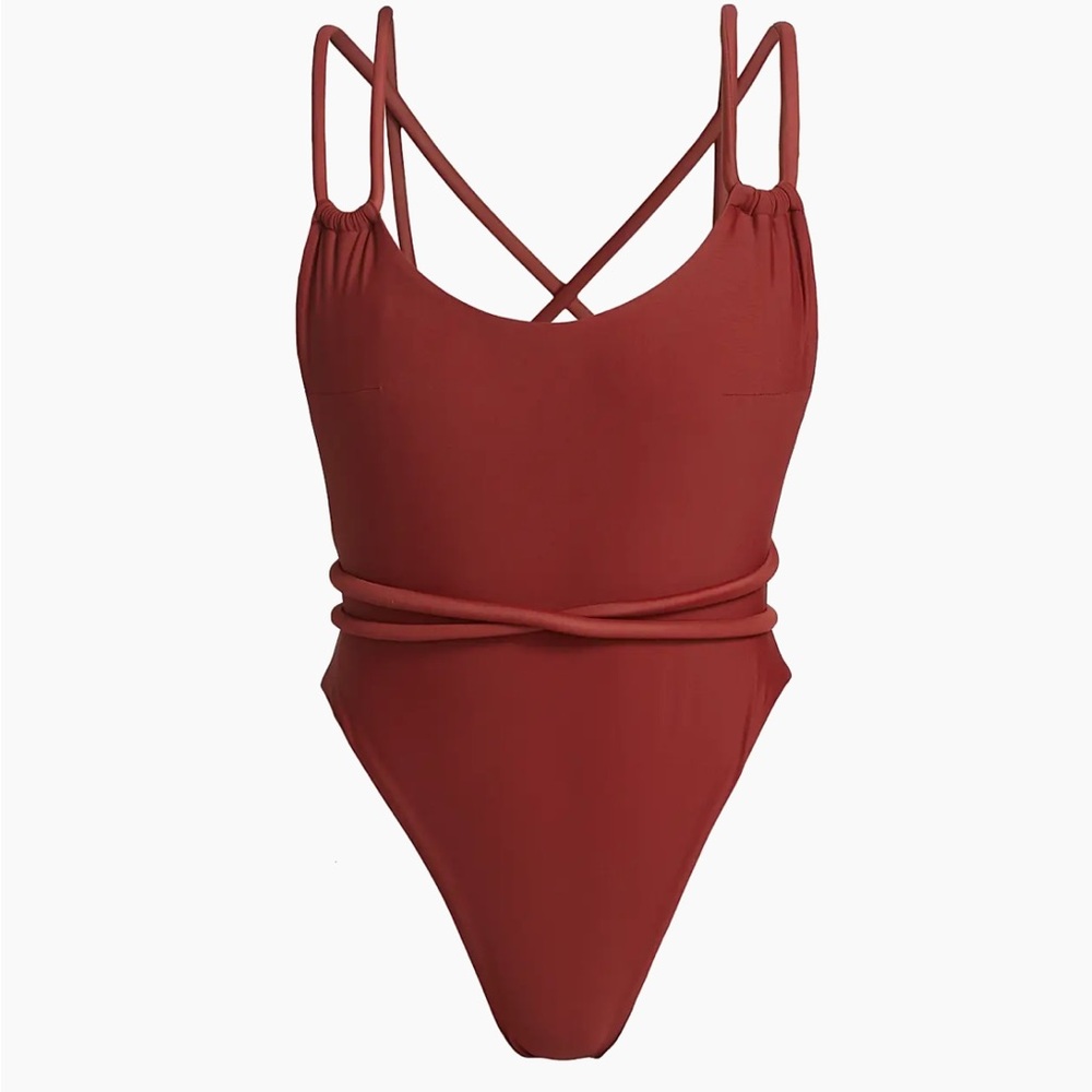 Andrea Iyamah Strappy One-Piece Swimsuit